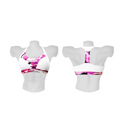 TOP MUJER AMIX Color Blanco Talla XS & TOP MUJER AMIX Color Blanco Talla S