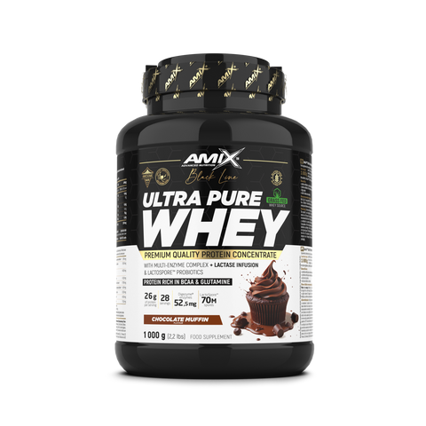 Amix™ Black Ultra Pure Whey Protein 1000 GR - Chocolate Muffin