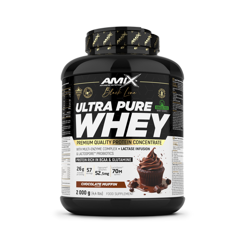 Amix™ Black Ultra Pure Whey Protein 2000 GR - Chocolate Muffin