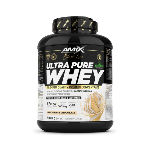 Amix™ Black Ultra Pure Whey Protein 2000 GR - Chocolate blanco