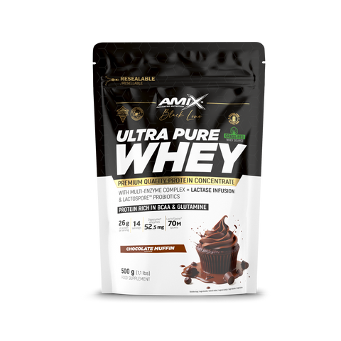 Amix™ Black Ultra Pure Whey Protein 500 GR - Chocolate Muffin