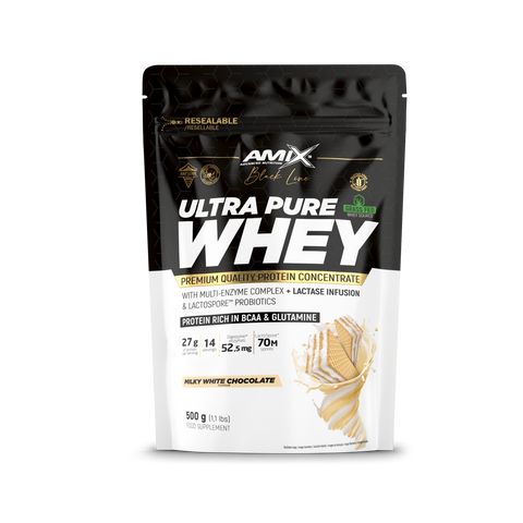 Amix™ Black Ultra Pure Whey Protein 500 GR - Chocolate blanco