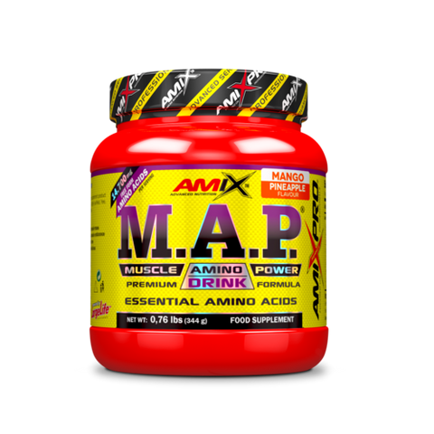 Aminoácidos M.A.P. Powder – Amix Pro® & M.A.P. POWDER 344 GR Mango-Piña