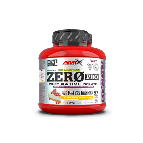 Proteína Zeropro Protein – Amix™ (1) & ZEROPRO PROTEIN 2 KG Vainilla-Tarta de queso