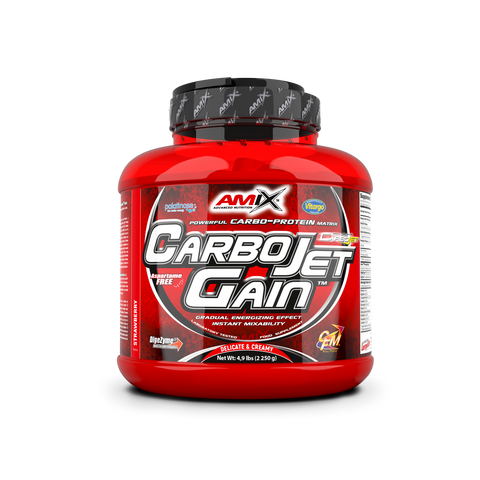 Carbohidratos Carbojet Gain – Amix™ (2) & CARBOJET GAIN 2,25 KG Fresa