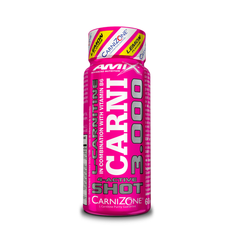 L-Carnitina líquida Carnishot 3000 – Amix™ & UD. CARNISHOT 3000 60 ML Limón