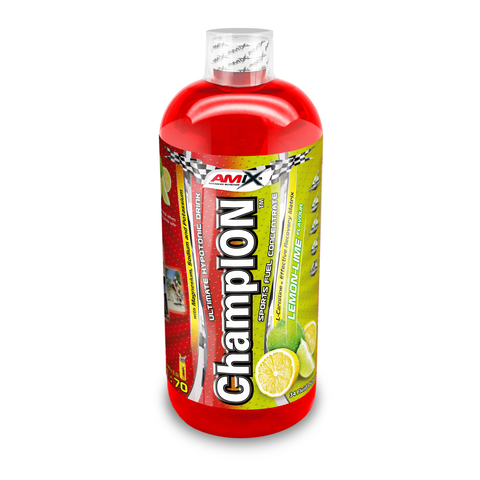 Energético Champion Sport Fuel – Amix™ & CHAMPION SPORT FUEL 1000 ML Lima-limon