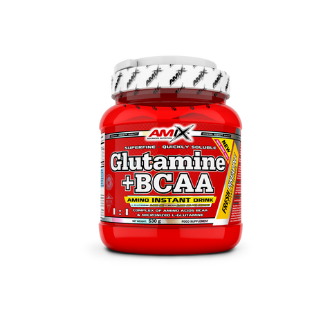 Aminoácidos Glutamina + BCAA Drink – Amix™ & GLUTAMINE+BCAA 530 GR Piña