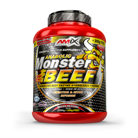 Proteína Monster Beef Protein – Amix™ & MONSTER BEEF 2 KG+200 G FREE Chocolate