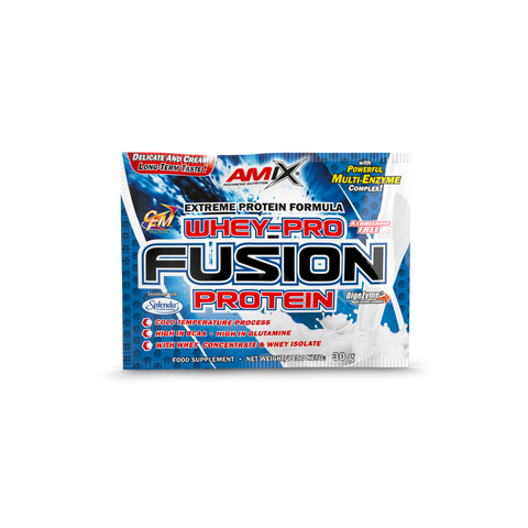UNIDOSIS FUSION 30 GR Chocolate & UNIDOSIS FUSION 30 GR Fresa & UNIDOSIS FUSION 30 GR Vainilla
