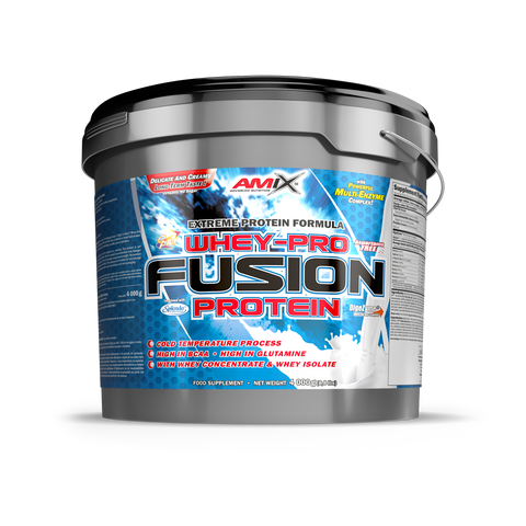 Proteína Whey Pro Fusion Protein – Amix™ (3) & WHEY-PRO FUSION PROTEIN  4 KG Chocolate