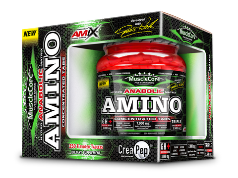 Anabolic Amino with CreaPep 250 tabs – Musclecore™