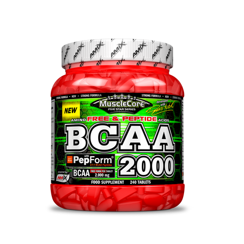 Aminoácidos BCAA 2000 PepForm® 240 tabs – Musclecore™