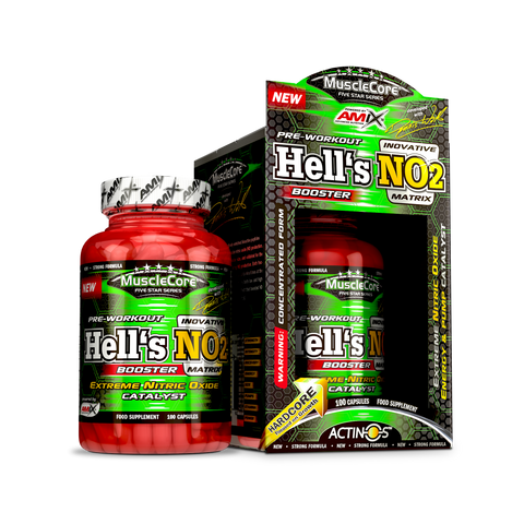 Pre-entreno Hell’s NO2 100 caps – Musclecore™