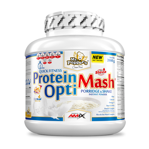 Crema Proteica Optimash con harina de avena y arroz - Mr.Popper‘s®