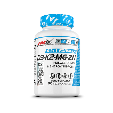 Multivitamínico D3 - K2 - MG - ZN 90 VCaps - Amix Performance