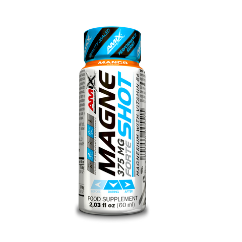 Magnesio MagneShot Forte 375mg - Amix Performance & UD. MAGNESHOT FORTE 375 MG 60 ML Mango