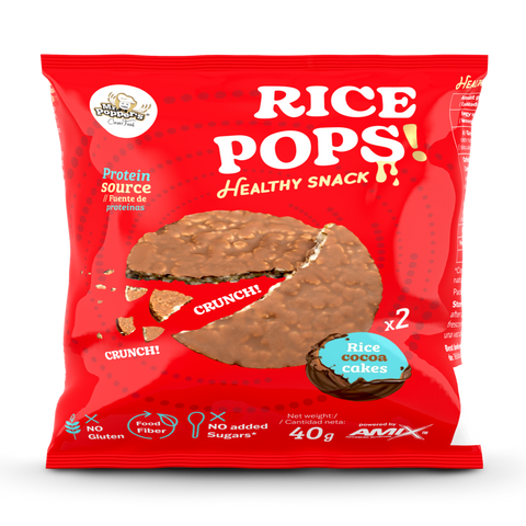 Tortitas de Arroz RICE POPS - Mr.Popper‘s® (1) & Unidosis MR. POPPER'S RICE POPS 40GR CHOCOLATE