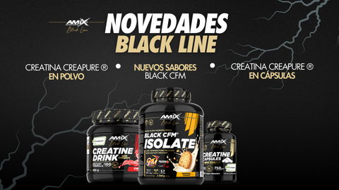 Novedades AMIX Black Line: Nuevos productos para deportistas avanzados