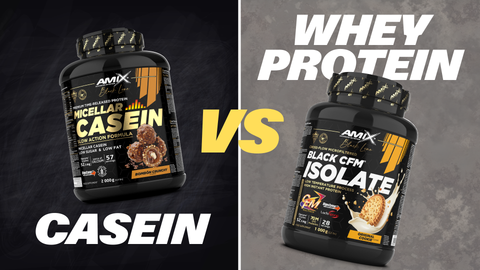Caseína vs Proteína Whey: cuál elegir según tu objetivo