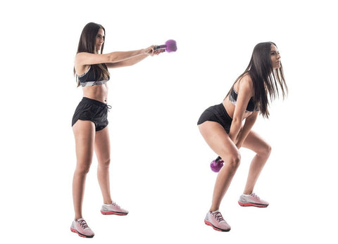 Swing con Pesas Rusas, fuerza, potencia y resistencia cardiovascular.