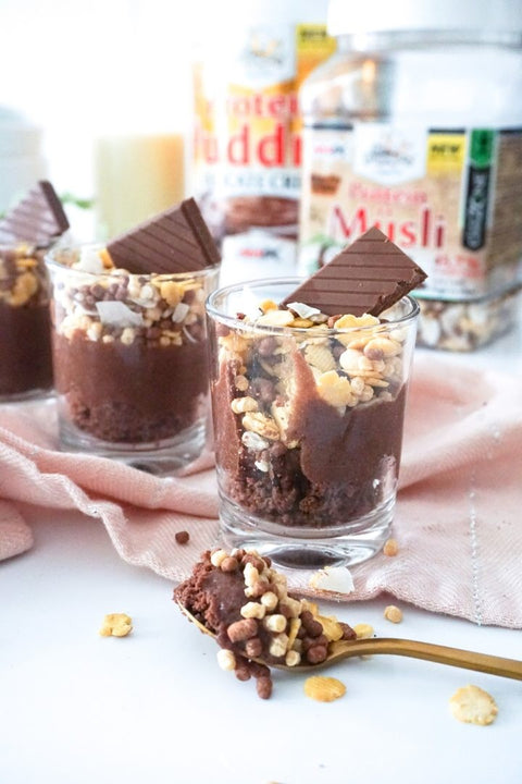 vasitos de chocolate