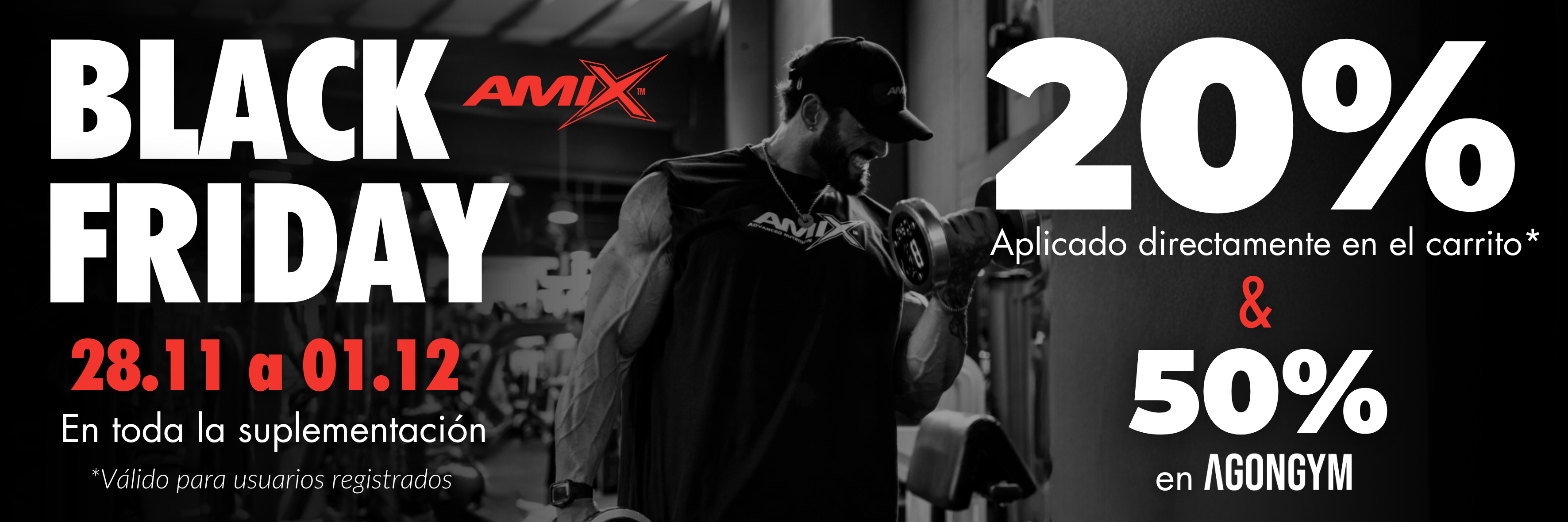 Black Friday Amix Store |20% DTO en Suplementación