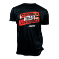 Camiseta hombre “Stronger” – Amix™ & CAMISETA HOMBRE STRONGER Color Negro Talla S