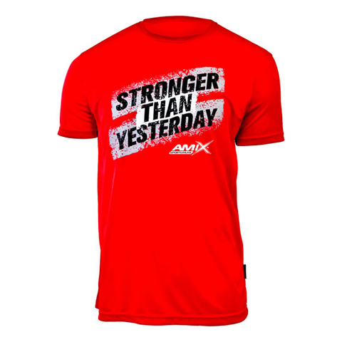 CAMISETA HOMBRE STRONGER Color Rojo Talla S & CAMISETA HOMBRE STRONGER Color Rojo Talla M