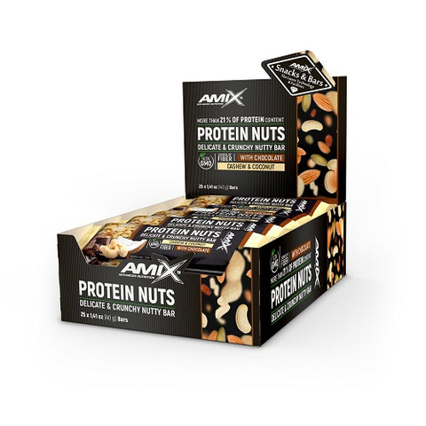 PROTEIN NUTS BAR 25*40 GR Anacardo-Coco