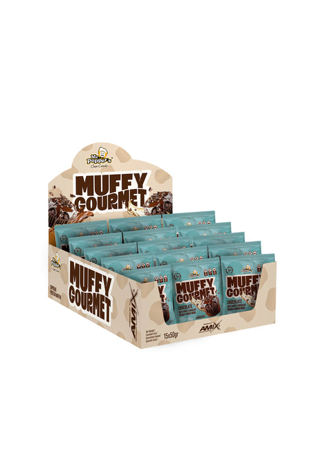 MUFFY GOURMET 15*50GR CHOCOLATE BLANCO