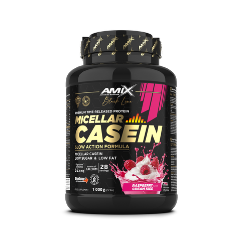 Amix™ Black Micellar Casein - 1Kg Frambuesa