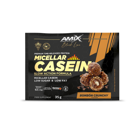 Amix™ Black Micellar Casein - 35gr Bombón Crunchy