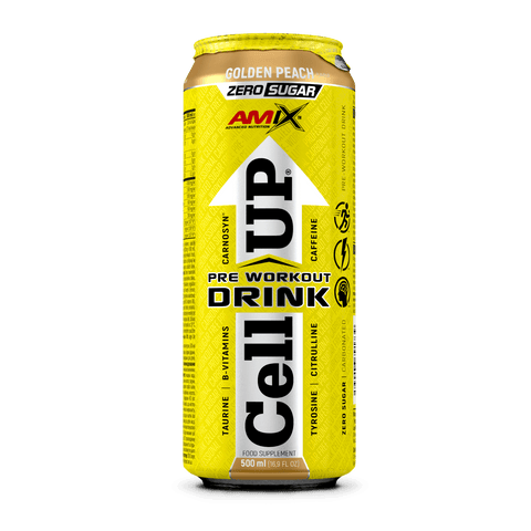 AMIX CELLUP ENERGY DRINK 500ML GOLDEN PEACH