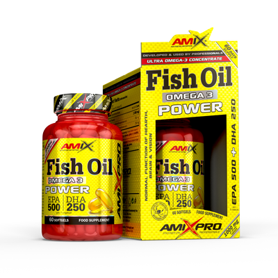 Omega 3 Fish Oil Power 60 caps – Amix Pro®