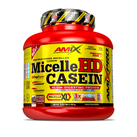 Caseína Micelle HD Casein - Amix Pro® & MICELLE HD CASEIN 1600 G Doble-chocolate