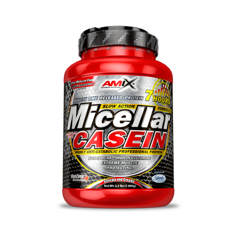 Proteína Micellar Casein – Amix™ & MICELLAR CASEIN 1 KG Chocolate & MICELLAR CASEIN 1 KG Fresa