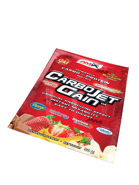 Carbohidratos Carbojet Gain – Amix™ (1) & UNIDOSIS CARBOJET GAIN 50 GR Chocolate