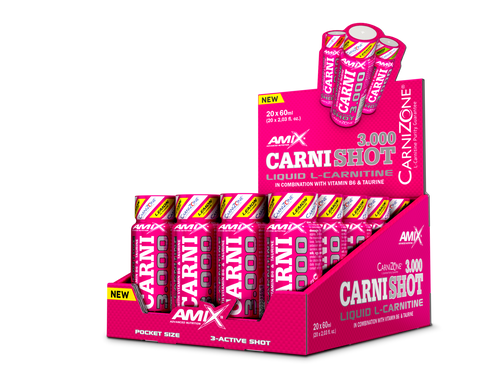CARNISHOT 3000 20*60 ML Limón