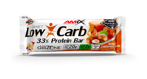 UD. LOW-CARB 33% PROTEIN BAR 60 GR Avellana-caramelo
