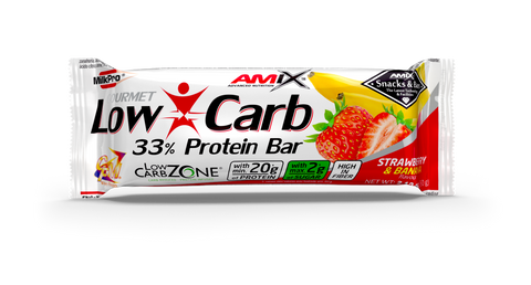 UD. LOW-CARB 33% PROTEIN BAR 60 GR Fresa-platano
