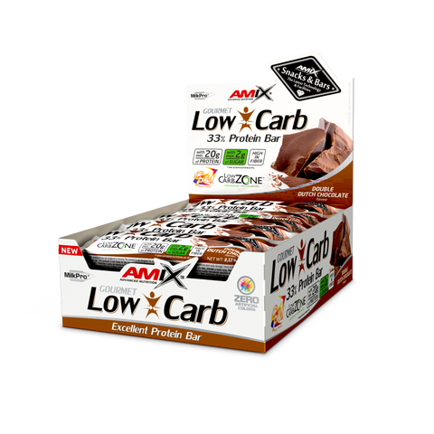 LOW-CARB 33% PROTEIN BAR 15*60 GR Doble-chocolate
