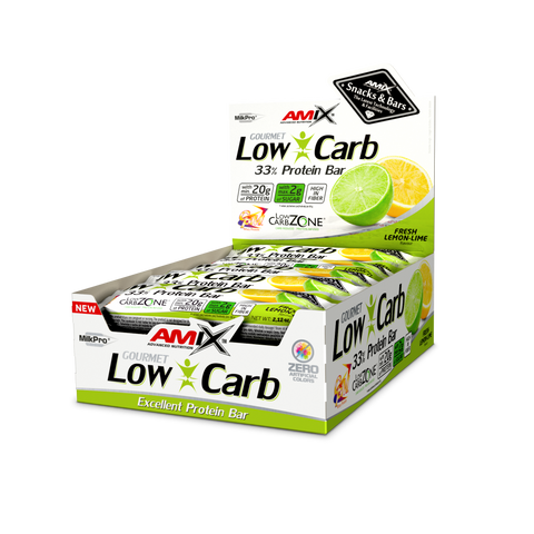 LOW-CARB 33% PROTEIN BAR 15*60 GR Lima-limón