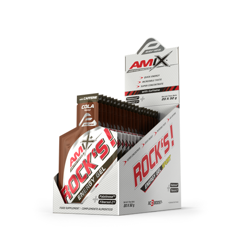 ROCK'S GEL CON CAFEINA Cola 20*32 gr