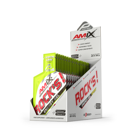 ROCK'S GEL SIN CAFEINA Limón 20*32 gr