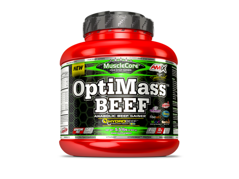 Proteína de carne Optimass Beef gainer 2,5kg - Musclecore™