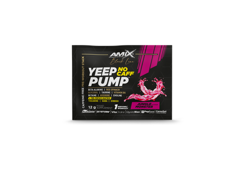 Yeep Pump Pré-entraînement sans caféine 360gr – Black Line