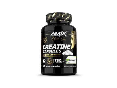 Creatina Creapure® en cápsulas – Black Line
