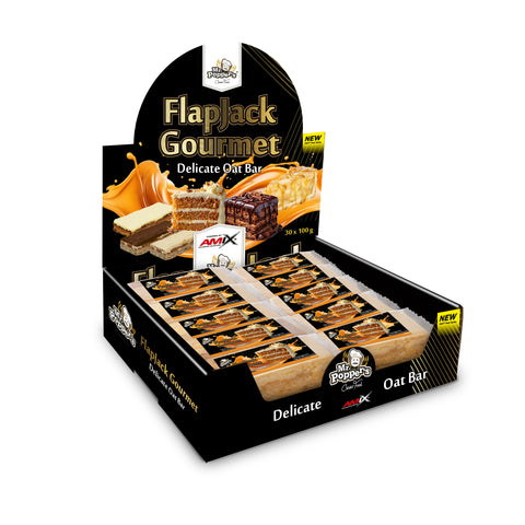 FLAP JACK GOURMET OAT BAR 30*100gr Zanahoria-Choco blanco