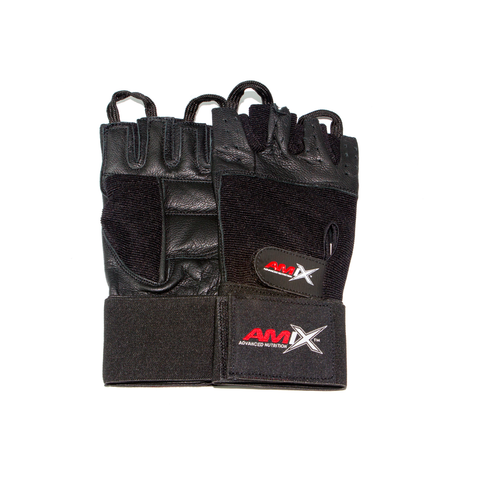 Guantes con muñequera – Amix™ & GUANTES DE MUÑEQUERA Color Negro Talla S